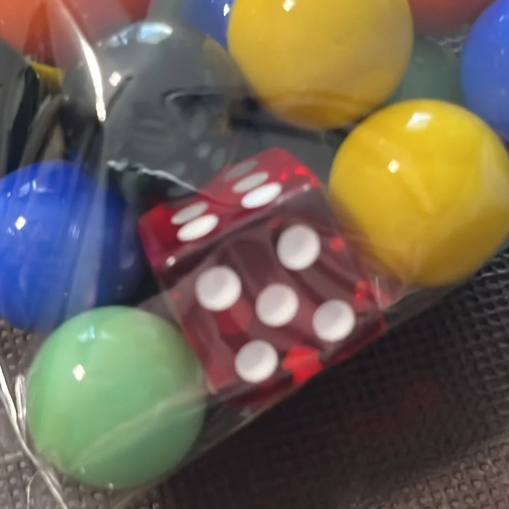 Marble & Dice Set for games 🌿🆕🌿